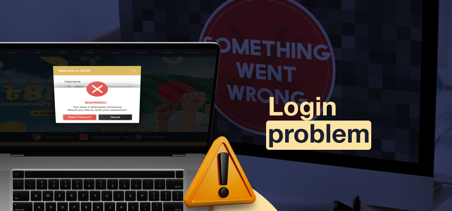 mcw login incorrect
